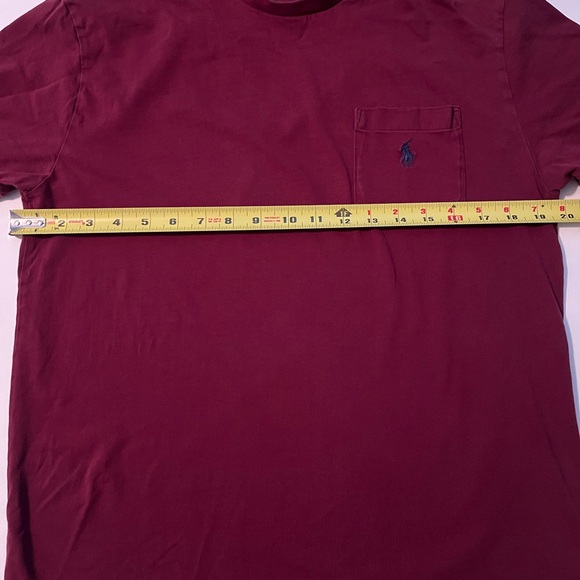 Polo by Ralph Lauren Maroon Short Sleeve Tee - Picture 4 of 9
